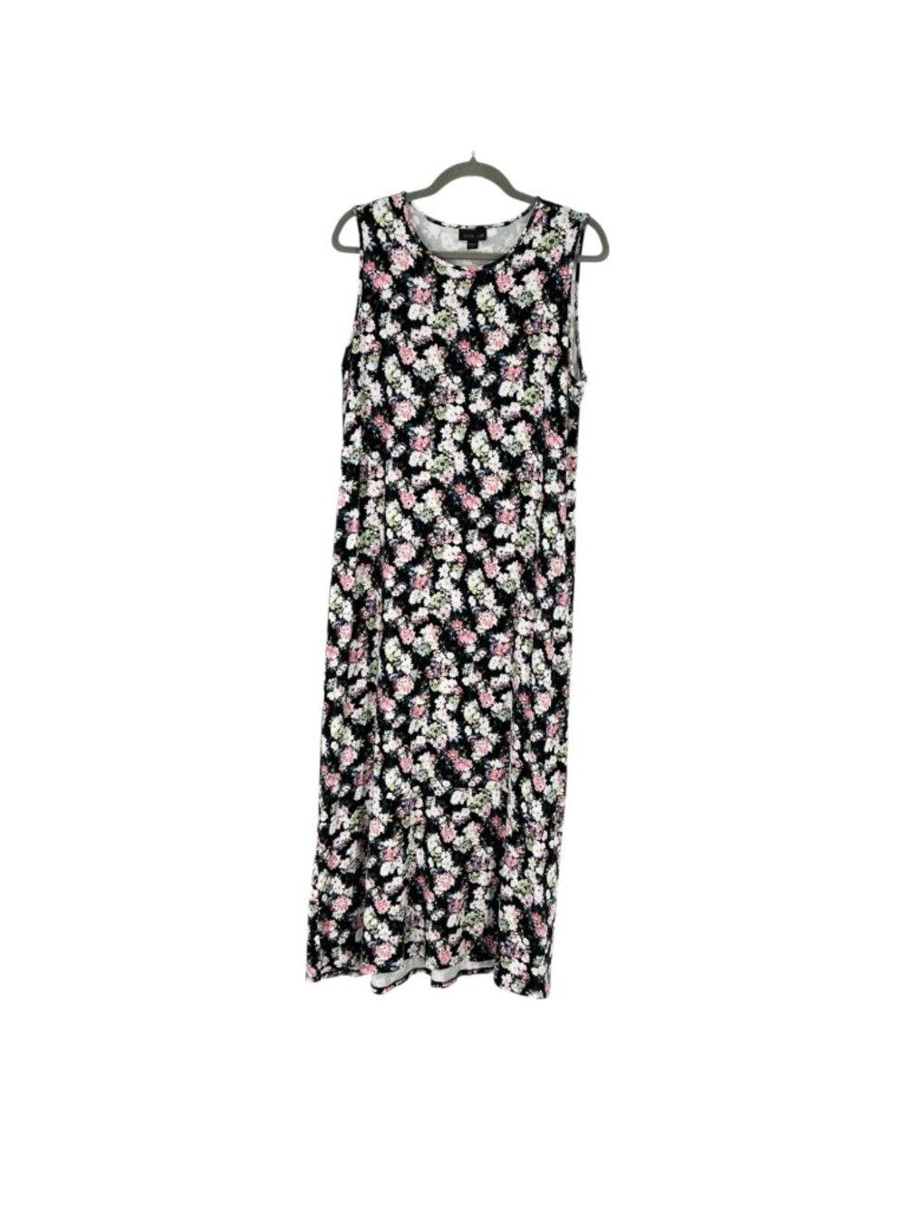 J. Jill Floral Black Multicolor Maxi Dress